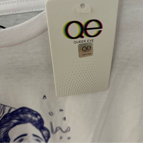 Queer Eye You are The Party Graphic White T-Shirt Size Small NWT - Picture 3 of 5